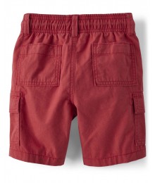 Childrens Place Red Hampton Cargo Shorts